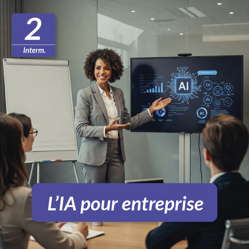 Formation IA en entreprise - Ebook Niveau 2 Intermédiaire - waive